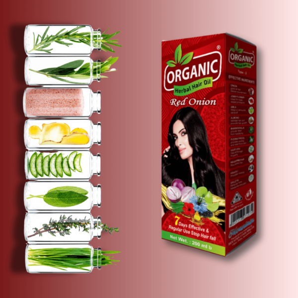 Organic Red Onion Hair Oil