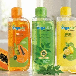 Organic Skin Fruits Face Wash Range (Gel Formula)